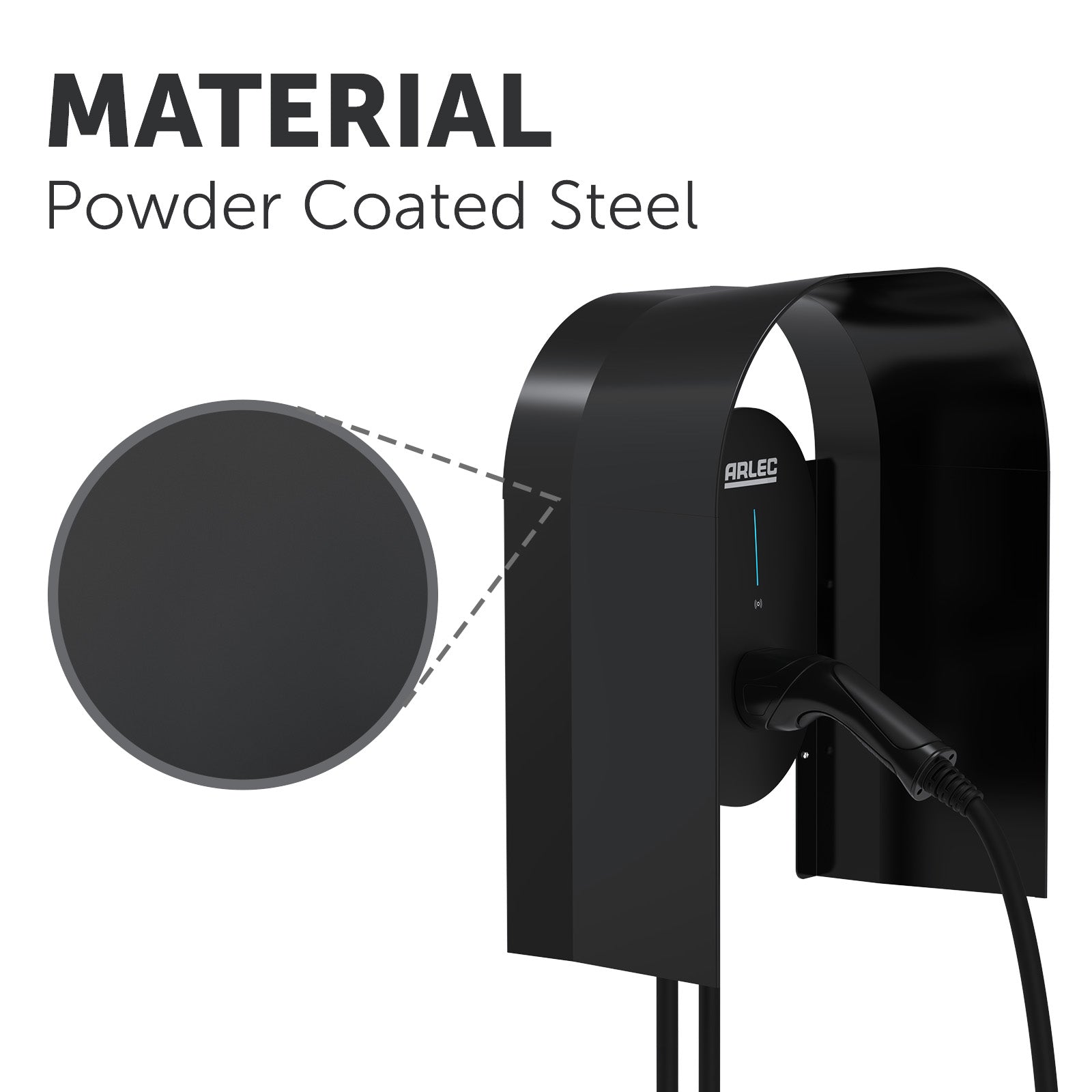Arlec EV Charger Wall Mount Canopy
