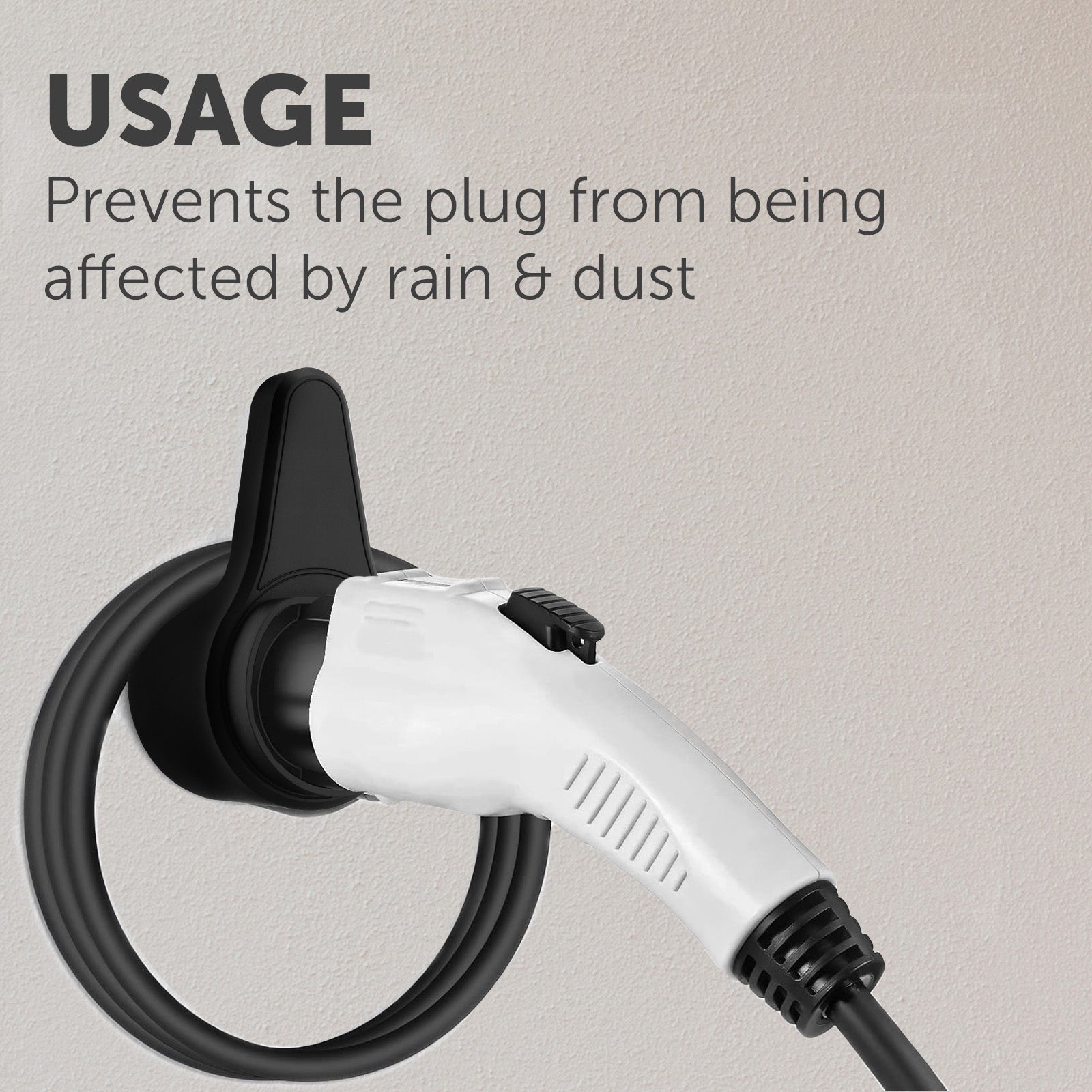 Arlec EV Charger Cable Holder with Cable Tidy-Type 2 (IEC-62196)