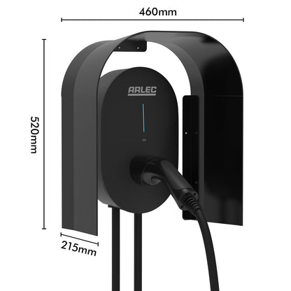 Arlec EV Charger Wall Mount Canopy